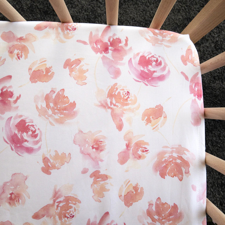 Little Human Linens Waterproof Cot Sheets