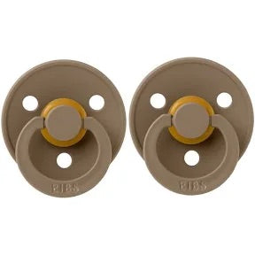 BIBS Colour Dummy ROUND (2 pack)