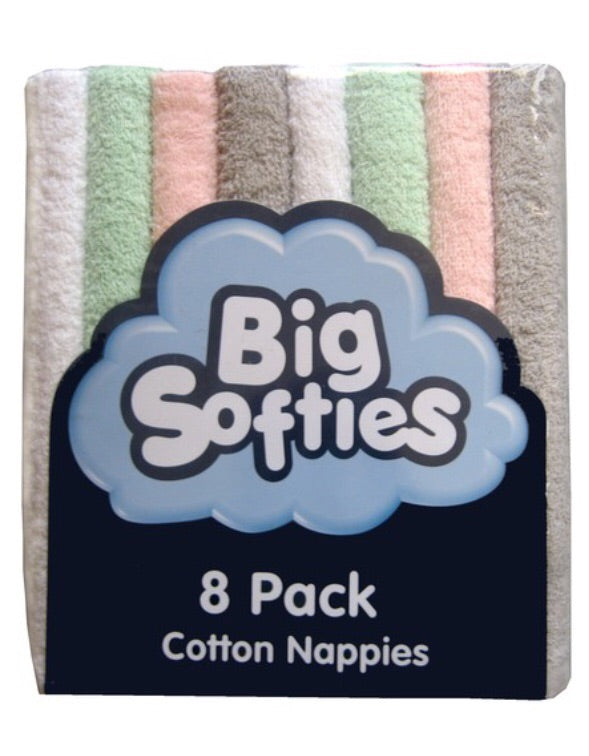 Big Softies Coloured Cloth Nappies