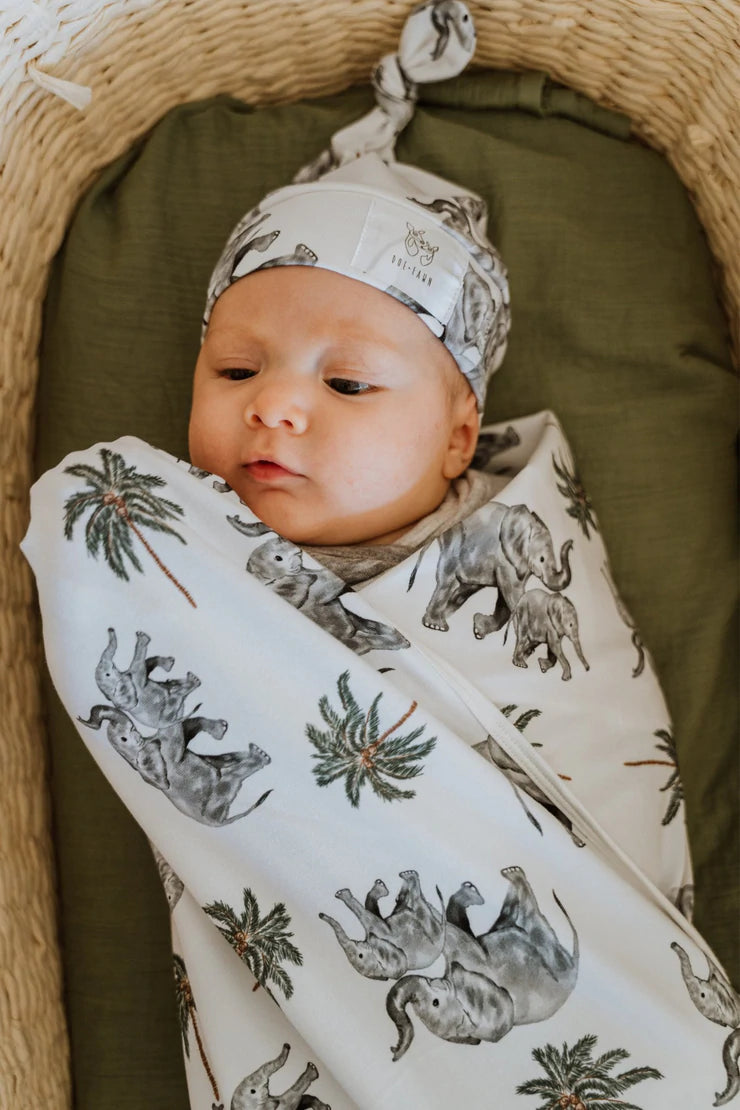Doe and Fawn wrap and hat sets