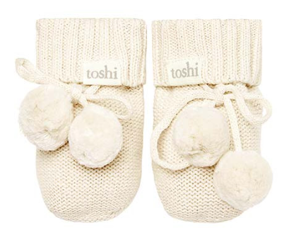 Toshi Baby Booties size 000 - Newborn to 3 Months