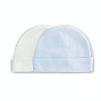 Playette Bamboo Newborn Caps (2 pack)