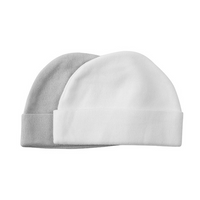 Playette Bamboo Newborn Caps (2 pack)
